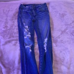 Skinny jeans; American eagle; size 4; women’s